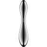 SATISFYER - PURE GRAVITY 3 DILDO ACERO INOXIDABLE DOBLE USO