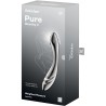SATISFYER - PURE GRAVITY 3 DILDO ACERO INOXIDABLE DOBLE USO