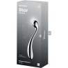 SATISFYER - STAR FORCE 4 STAINLESS STEEL DOUBLE-ENDED DILDO
