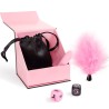 SECRET PLAY - PLEASURES BOX FOR COUPLES: DICE + VIBRATING BULLET + FEATHER PEN