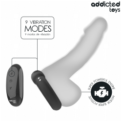 ADDICTED TOYS - HEATING EFFECT VIBRATING COCK RING REMOTE CONTROL
