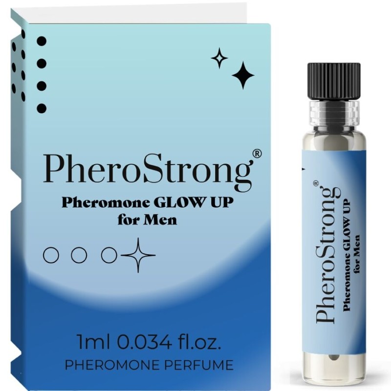 PHEROSTRONG - GLOW UP PHEROMONE PERFUME FOR MEN 1 ML