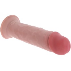 GET REAL - DILDO DELUXE DONG GRUESO DE DOBLE DENSIDAD TPE 25.5 CM