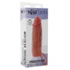 GET REAL - FUNDA HYDRATED SKIN DE SILICONA PARA PENE CARAMELO 16 CM