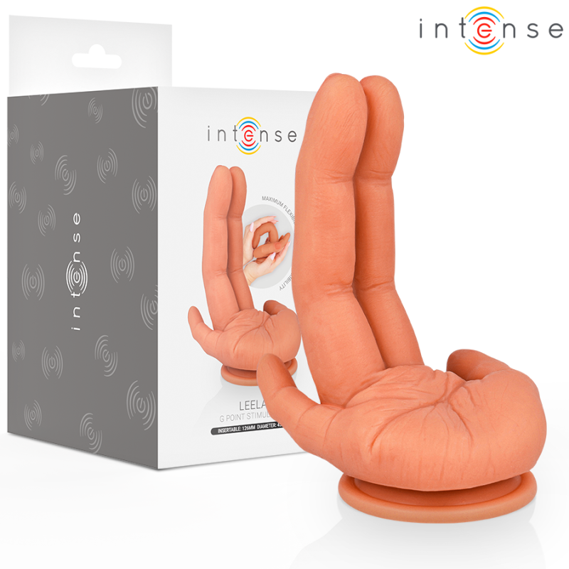 INTENSE - LEELA ESTIMULADOR PUNTOG MANO FLEXIBLE 12,6 CM