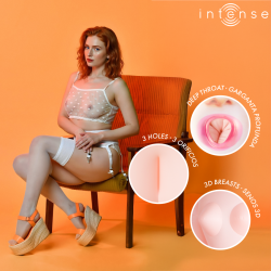 INTENSE DOLLS - SCARLETT INFLATABLE DOLL WITH THREE ORIFICES