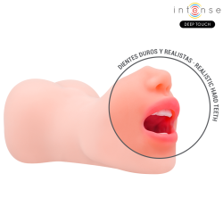 INTENSE DEEP TOUCH - RILEY DOUBLE MOUTH  VAGINA MASTURBATOR
