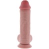 GET REAL - PENE REALÍSTICO DELUXE CON TESTÍCULOS EXTRA GRUESO 28 CM
