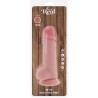 GET REAL - PENE REALÍSTICO DELUXE CON TESTÍCULOS EXTRA GRUESO 28 CM