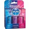 SKINS - VITAL LUBES KIT LUBRICANTES AQUA, SUPERSLIDE  EXCITE 3 x 12 ML