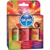 SKINS - FRUITY LUBES KIT WATERMELON, STRAWBERRY  MANGO LUBRICANTS 3 x 12 ML