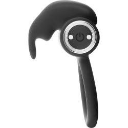 BLACKSILVER - BURTON RECHARGEABLE RING 10 VIBRATION MODES