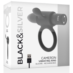 BLACKSILVER - CAMERON ANILLO RECARGABLE NEGRO