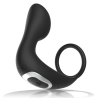 BLACKSILVER - REMOTE CONTROL ANAL MASSAGER RECHARGEABLE SILICONE BLACK