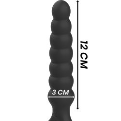 BLACKSILVER - BOB POTENTE VIBRADOR DILATADOR ANAL SILICONA