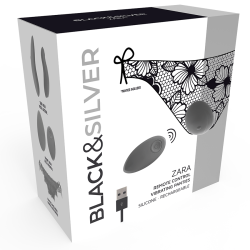 BLACKSILVER - ZARA REMOTE CONTROL STIMULATOR WITH FREE PANTY