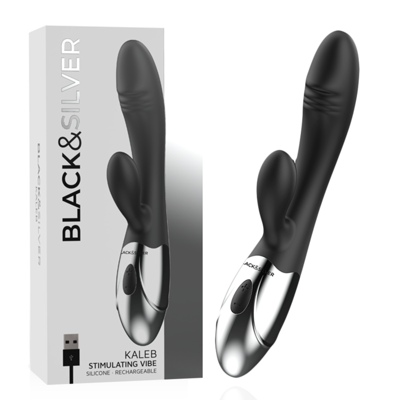 BLACKSILVER - KALEB VIBRADOR RABBIT SILICON MILTI FUNCION