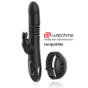 BLACKSILVER - KENJI VIBRADOR RABBIT UP  DOWN + MANDO CONTROL REMOTO WATCHME