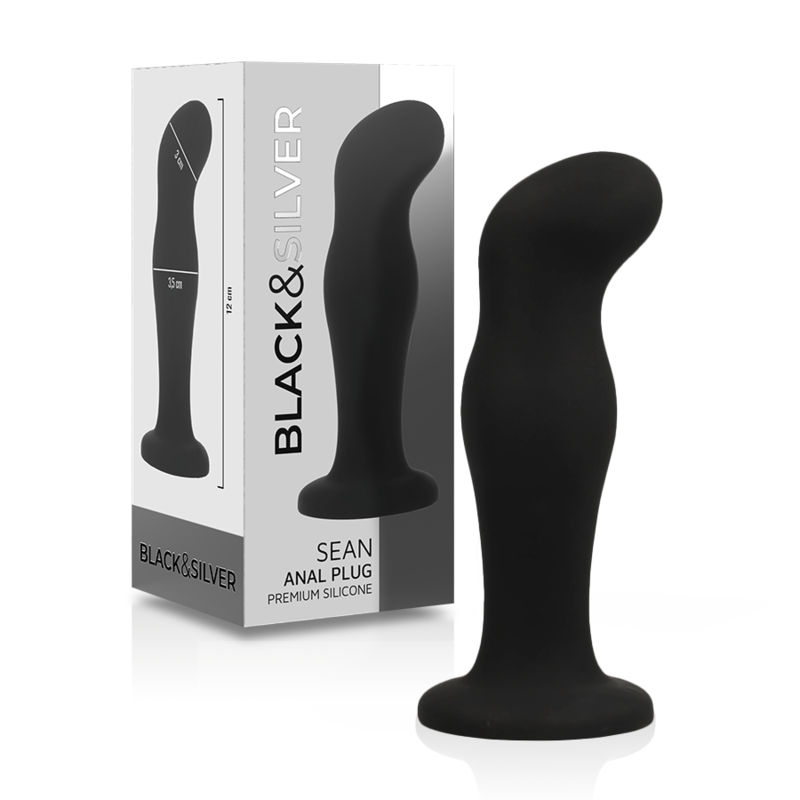 BLACKSILVER - SEAN PLUG ANAL PREMIUM SILICONE BLACK