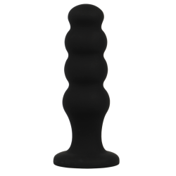 BLACKSILVER - SCOTT PREMIUM SILICONE ANAL PLUG BLACK