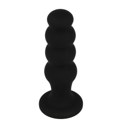 BLACKSILVER - SCOTT PREMIUM SILICONE ANAL PLUG BLACK