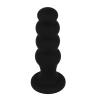 BLACKSILVER - SCOTT PREMIUM SILICONE ANAL PLUG BLACK