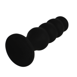 BLACKSILVER - SCOTT PREMIUM SILICONE ANAL PLUG BLACK
