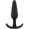 BLACKSILVER - HANSEL SILICONE ANAL PLUG WITH SMALL HANDLE