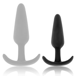 BLACKSILVER - HANSEL SILICONE ANAL PLUG WITH SMALL HANDLE