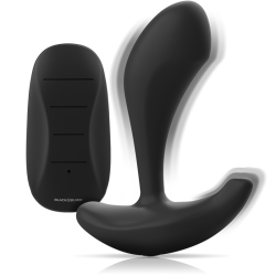 BLACKSILVER - DWAYNE ANAL PLUG SILICONE REMOTE CONTROL