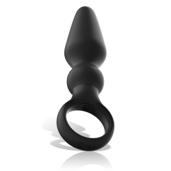 BLACKSILVER - OZZY POWERFUL SILICONE ANAL PLUG