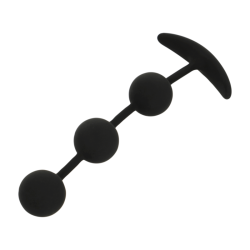 BLACKSILVER - HARRY ANAL ROSARY 3 SILICONE SPHERES 14 CM