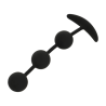 BLACKSILVER - HARRY ANAL ROSARY 3 SILICONE SPHERES 14 CM