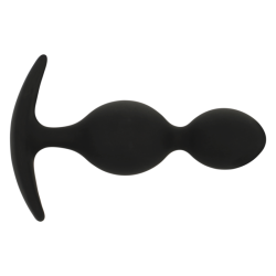 BLACKSILVER - ORSON PLUG SILICONE 2 ANAL WAVES 9 CM