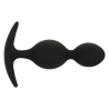 BLACKSILVER - ORSON PLUG SILICONE 2 ANAL WAVES 9 CM