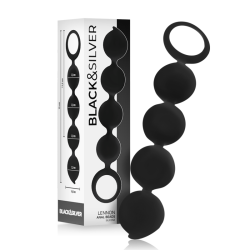 BLACKSILVER - LENNON ANAL ROSARY 4 SILICONE SPHERES 15 CM