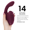 WOMANIZER - DUO NEXT DUAL CLITORAL  G-SPOT STIMULATOR DUSKY PINK
