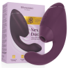 WOMANIZER - DUO NEXT DUAL CLITORAL  G-SPOT STIMULATOR DARK PURPLE