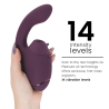 WOMANIZER - DUO NEXT DUAL CLITORAL  G-SPOT STIMULATOR DARK PURPLE