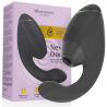 WOMANIZER - DUO NEXT DUAL CLITORAL  G-SPOT STIMULATOR BLACK