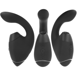 WOMANIZER - DUO NEXT DUAL CLITORAL  G-SPOT STIMULATOR BLACK