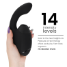 WOMANIZER - DUO NEXT DUAL CLITORAL  G-SPOT STIMULATOR BLACK
