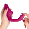 WOMANIZER - BLEND RABBIT VIBRATOR STIMULATOR VIBRANT PINK