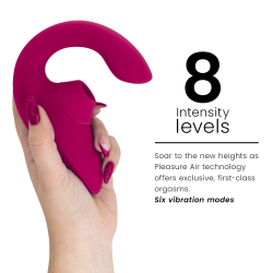 WOMANIZER - BLEND RABBIT VIBRATOR STIMULATOR VIBRANT PINK