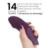 WOMANIZER - NEXT CLITORIAL STIMULATOR DARK PURPLE