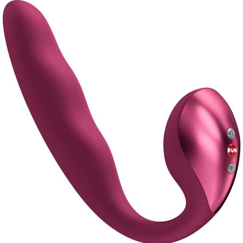 FUN FACTORY - ALLEGRO INSERTABLE DOUBLE AIR PULSE VIBRATOR WINE RED