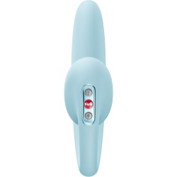 FUN FACTORY - CRESCENDO INSERTABLE DOUBLE AIR PULSE VIBRATOR ICE BLUE