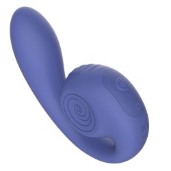 SNAIL VIBE - GIZI LITE DUAL G-SPOT  CLITORAL PURPLE VIBRATOR