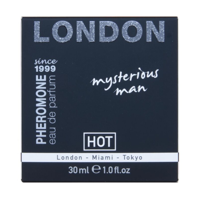 HOT - PERFUME CON FEROMONAS LONDON MYSTERIOUS HOMBRE 30 ML