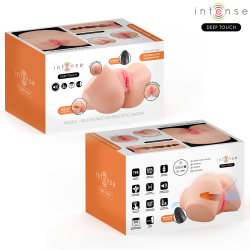 INTENSE DEEP TOUCH - NICOLE MASTURBADOR ANO Y VAGINA CON EFECTO SUCCIÓN, CALOR, VIBRACIÓN Y VOZ CON CONTROL REMOTO 5.3 KG